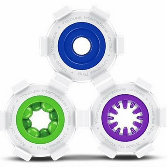 Yokesh Men's Stimulating Masturbation Ring Massager