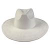 Artificial Suede Western Cowboy Hat Mujer Style Felt Jazz Hats New Roll Brim Cowgirl Cap  Men Women