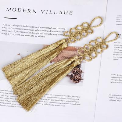 1 Pieces Chinese Knot Buttons Gold Wire Buttons, Dresses, Dance Clothes, Decorative Buckles
