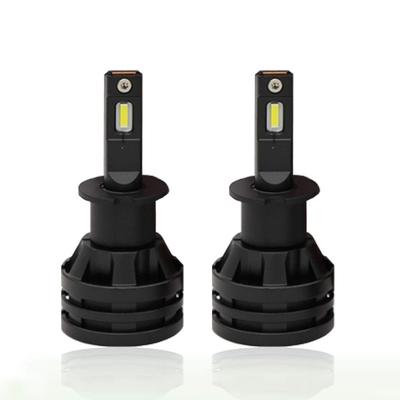 Mini4 H3 60W LED Headlights and Fog Vehicle Inspection Compliant Lamps, 12,000 Lumens, 6,000K White,