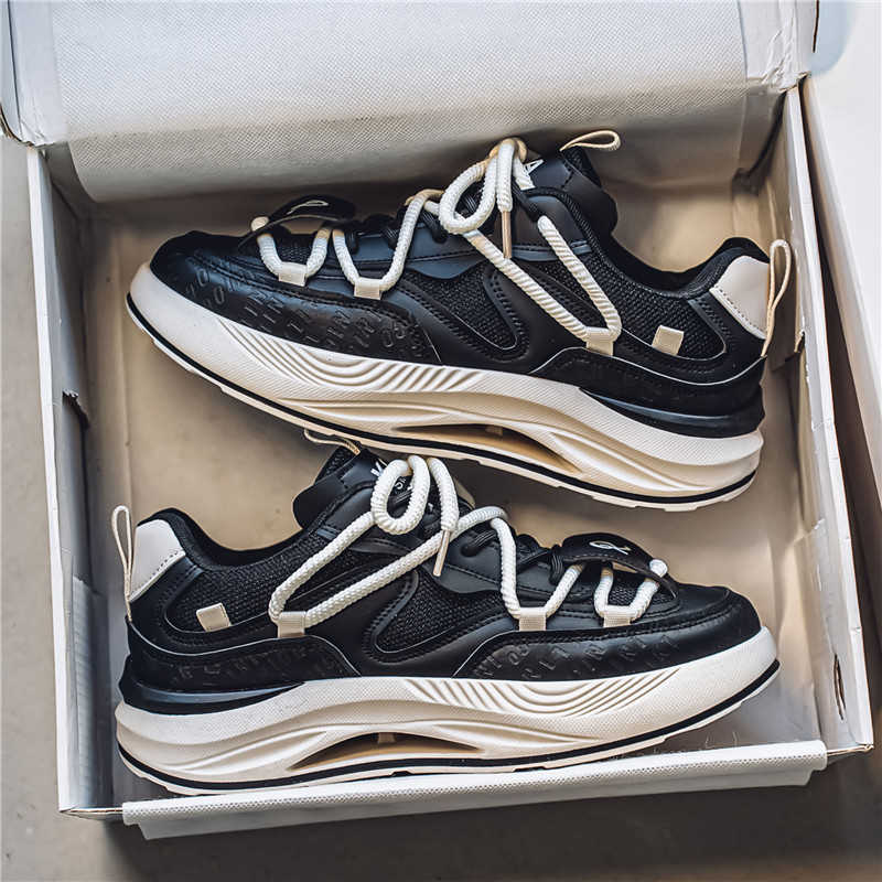 Fashion Thick Heeled Parkside Snekers Man Casual Shoes For Men White Colour Sneakers For Men White Sports Hyperbeast