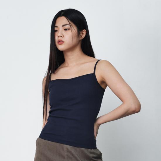 Remove square neck easy bra tank top 3 colors (navy, blue, pink)