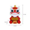 Lucky Lions Dance Solar Car Decoration Traditional Festival Dashboards Ornament Easy Installation For Home And Vehicle