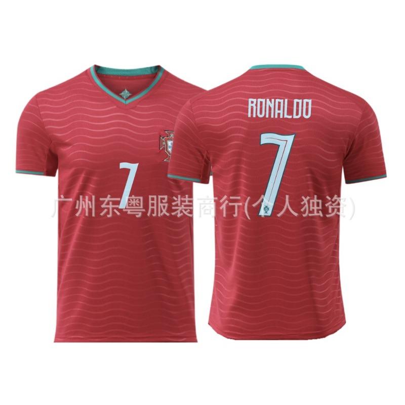 New Bar West Argentina Portugal Teeth France Belgium Jersey Adult Football Suit Club Short Sleeve T-Shirt