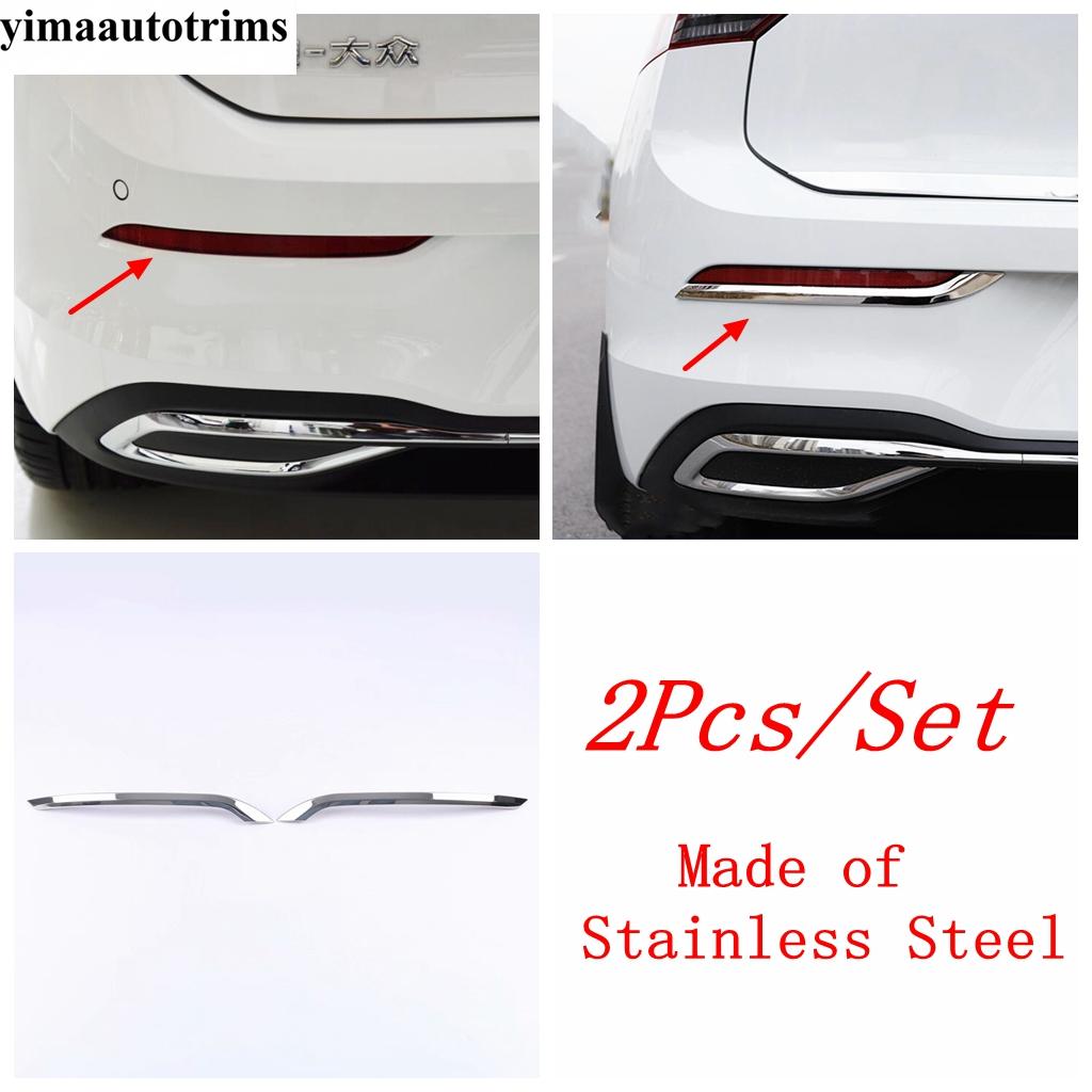 Front Grille Strip / Rear Fog Light Lamp Eyebrow Cover Trim For VW Volkswagen Golf 8 MK8  - 2025 Accessories Exterior Kit Rear Fog Light