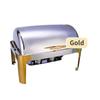 9L Roll Top Chafing Dish Buffet Set Food Pan Food Tray Warmer Serving Tray