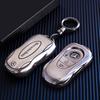 Alloy Style Fashion Car Key Case Cover Shell Fob For Mercedes Benz 2023/24 C/SClass W223 W206 S350L S400L S450L S500L Protector ZS4