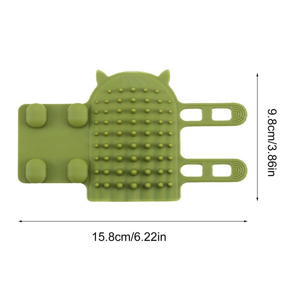 Cat Massage Comb Pet Brush Corner Scrape Hair Removal for Cats Beauty Clean Corner Brush Removable Pet Grooming Brush