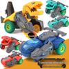 Children's Dinosaur Inertia Car with Claw Machine for Boys