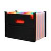 Multi-Color Rainbow Accordion A4 Document Storage Folder