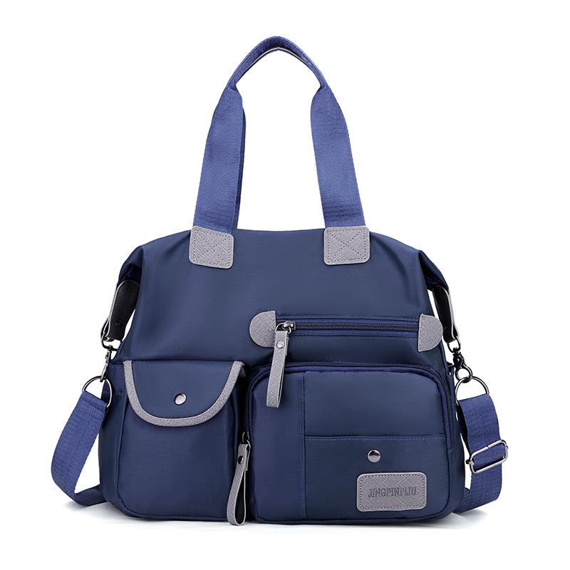 Borsa a Spalla da Donna Multifunzione Borsa a Tracolla in Nylon Borse Impermeabili Borse da Viaggio Tote a Grande Capacità