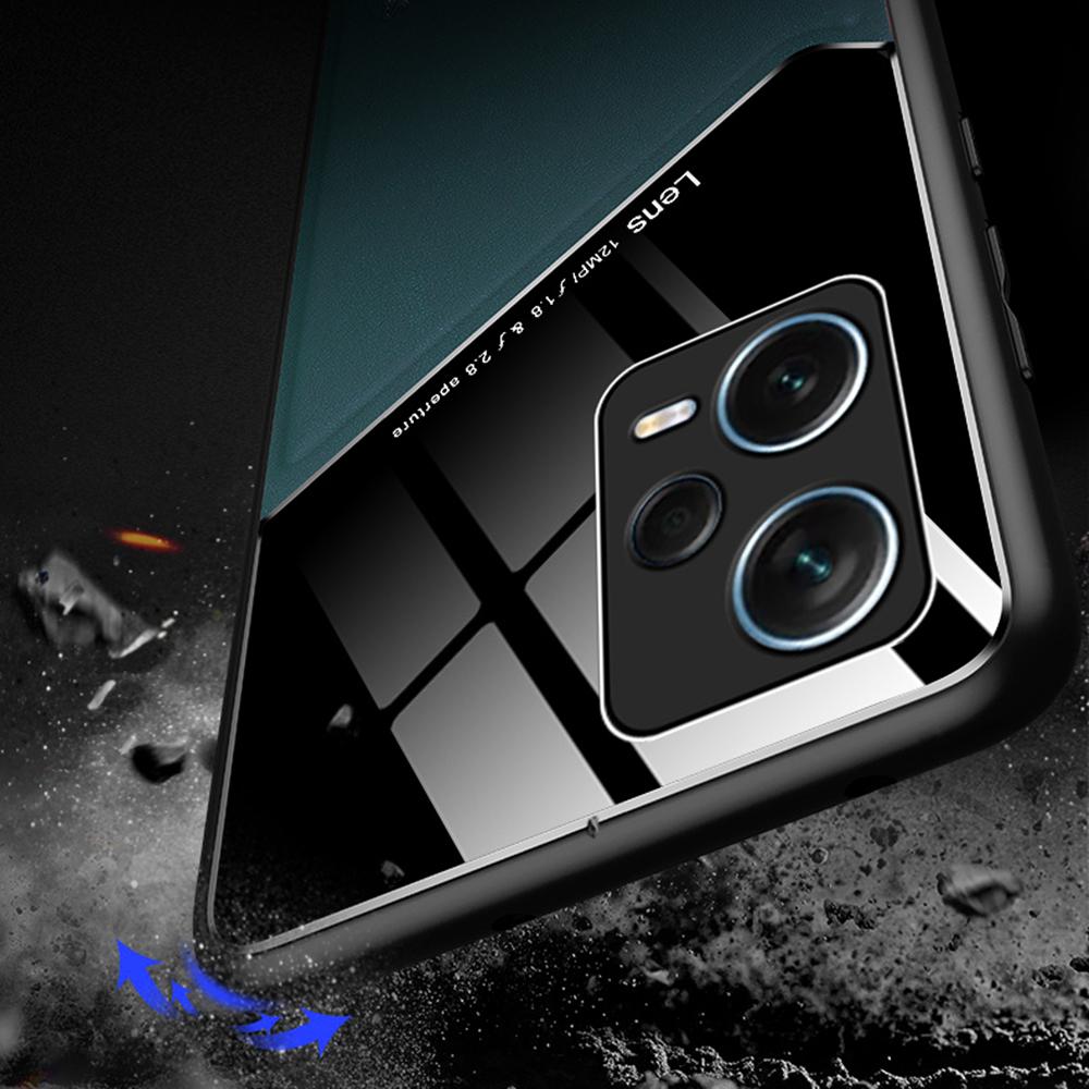 Shockproof Case for Xiaomi Redmi Note 12 Pro+ 5G TPU+PC+PU Leather Slim Phone Cover Support Magnetic Car Mount
