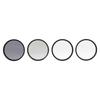 4 Pack Camera Filter Kit UV CPL Polarizer ND8 Black Mist 1 4 with 18 Layer Nano Coating CNC Aluminum Frame for DSLR