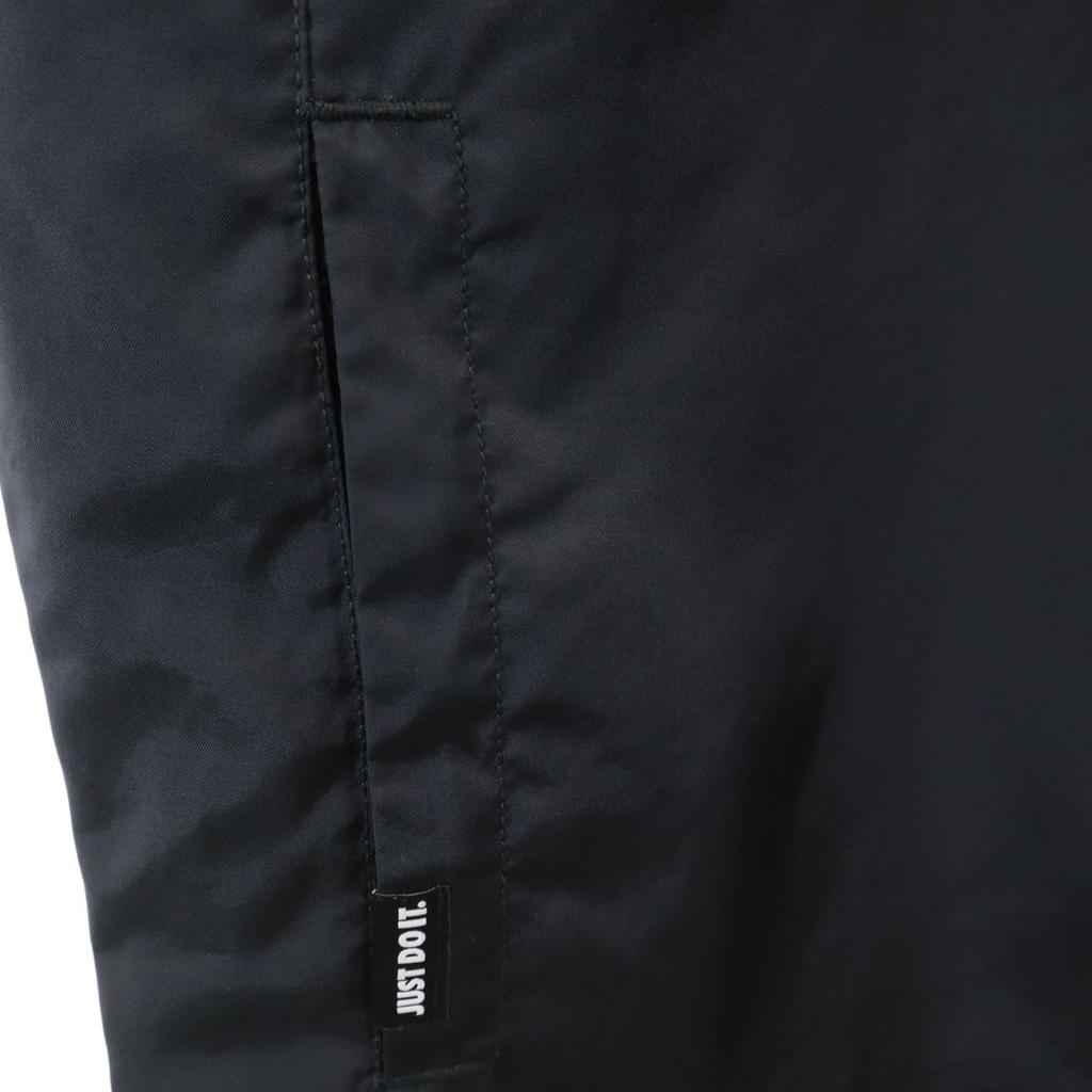 Nike Half Zip Food Jacket L Black Mesh Lining Men's Used