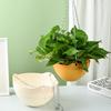 Hanging Basket Flowerpot Garden Plastic Outdoor Flowerpot Chain Type Plant Hanging Basket Flowerpot Decorations