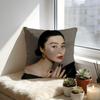 Chinesische Schauspielerin Fan Bingbing Kissenbezug Gemütliches Samt-KissenKissen für Sofa Bett
