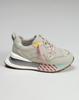 Spring Sneakers Lonza 184390 36 Gray Leather Textile