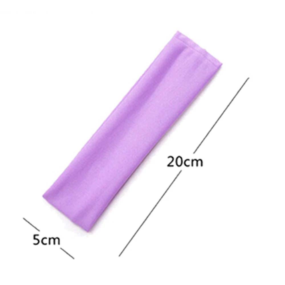 Tennis Cycling Sports Turban Headscarf Fitness Bandage Sweatband Yoga Headband Hair Bands Elastic