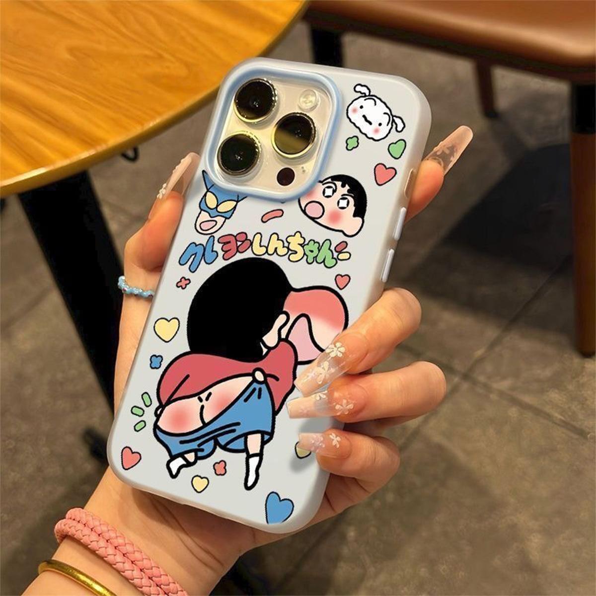 

Желейний чохол для мобільного телефону два в одному Високоякісний модний бренд Матовий стиль Ins ТПУ Персоналізований матовий Захист від відбитків пальців Мультяшний For iPhone 17PROMAX