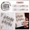 High-End Handmade Nail Art: Pure Desire Style Rhinestone Nail Stickers Collection.