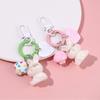 Rabbit Keychain With And Heart-shape Unique Bag Charm Accessory For Women Girls