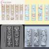 3D Transparente Silikon-Nagelform Für Nagelkunst-Design Relief Kaninchen Engel Muster Maniküre Schablonen Werkzeuge Zubehör