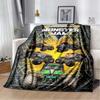 3D Monster Jam Monster Truck Cartoon Flanell Weiche Kuscheldecke Jungen Schlafzimmer Sofa Bett Warme Überwurfdecke Picknick
