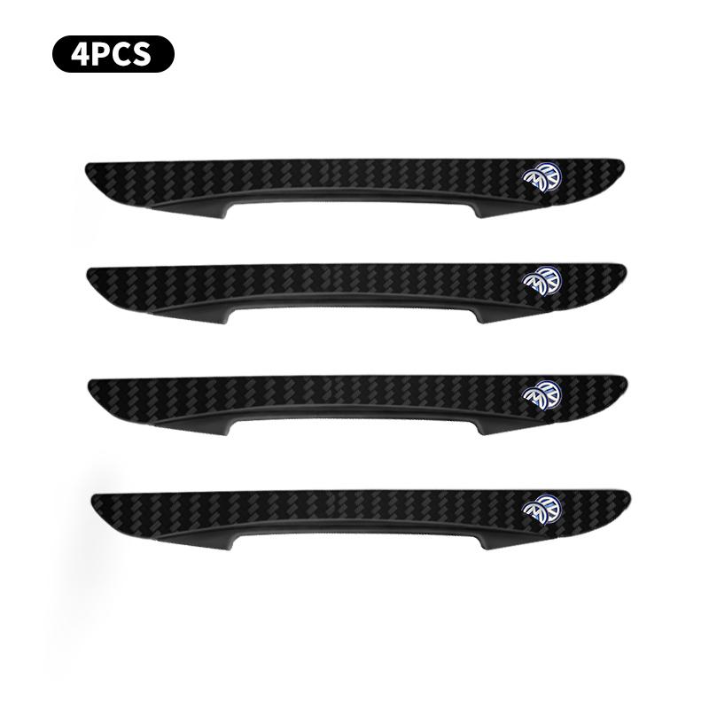 

VW GTI GOLF 2026 Hot 4pcs Rubber Car Door Edge Guard Anti-Collision Strip Stickers For Volkswagen Golf Motion MTM Polo TDI MK4 G