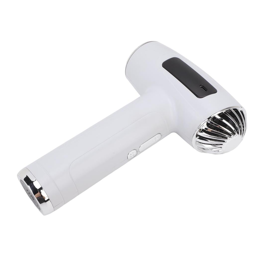Hair Dryer 200W Cordless Rechargeable Lightweight Portable Hot Cold Air Hair Blow Dryer for Travel Dormitory White