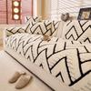 Modern Minimalist Plush Sofa Mat All Season Thickened Non-Slip Seat Cushion Sofa Cover Furniture Protector Living Room Couch