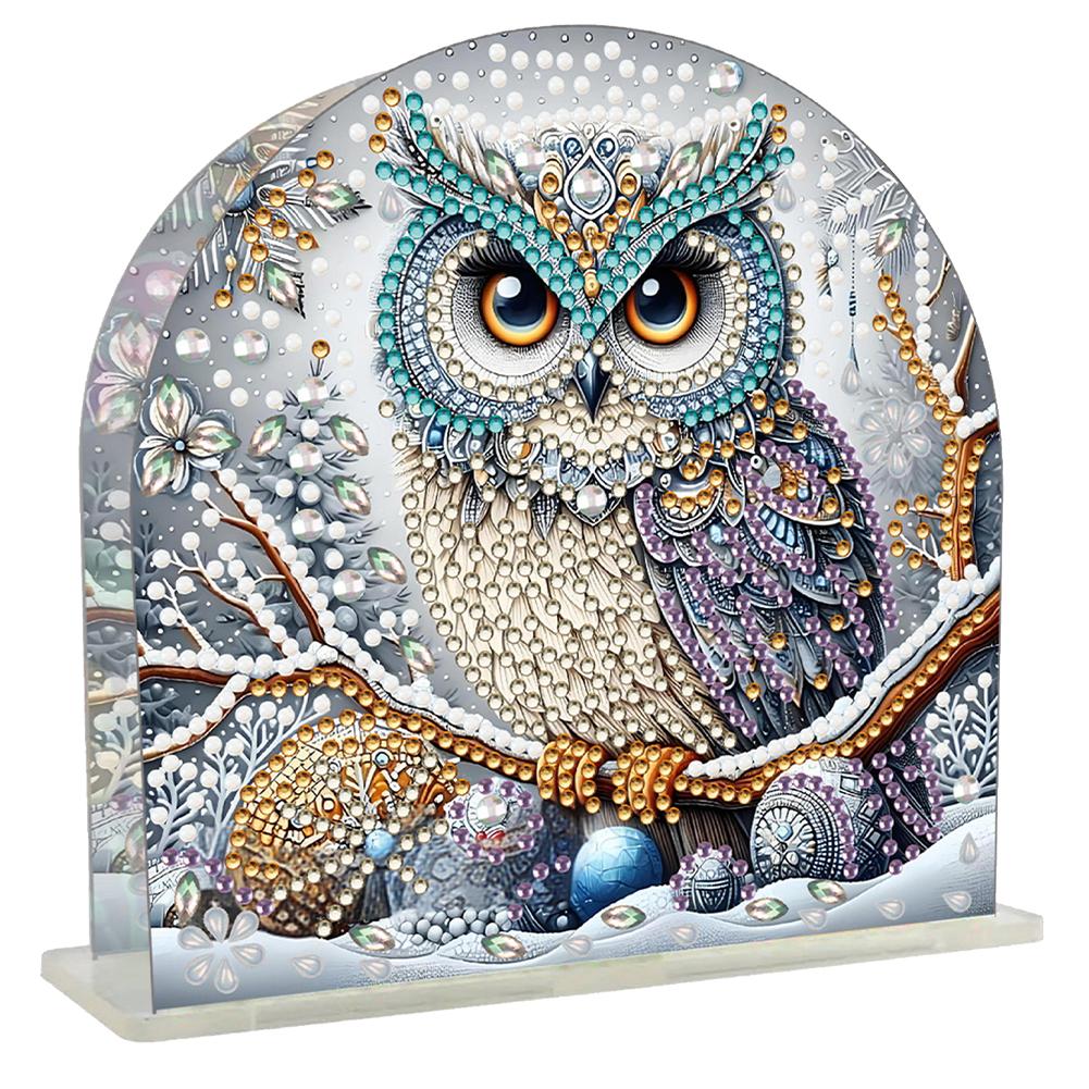 Acrylic Santa Claus Diamond Painting Napkin Rack Decor Diamond Painting Paper Towel Holder 5D DIY Diamond Art Paper Storage Rack