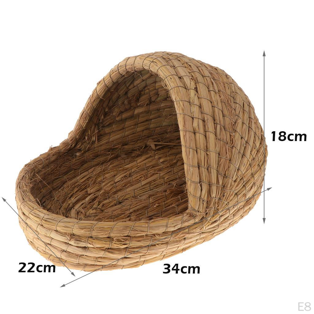 Grass Straw Made Handcraft Nest for Hamster