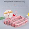 Windproof Foldable 32-Clip Hanger for Drying Clothes, Pants, Socks, and Underwear