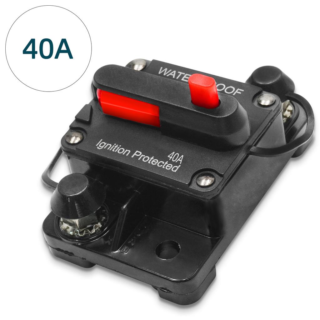 12v-48v Circuit Breaker 30a To 300a Power Protection Fuse Reset Waterproof Car Boat 300a 200a 150a 100a 50a 40a Fuses4