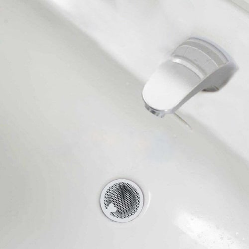 Andexi Bathroom Drain Garbage Disposal, Perforated Drain, Garbage Disposal, Drain Size: 3.5-4.5cm, Stainless Steel, Drain Basket, Bathroom Sink Garbag