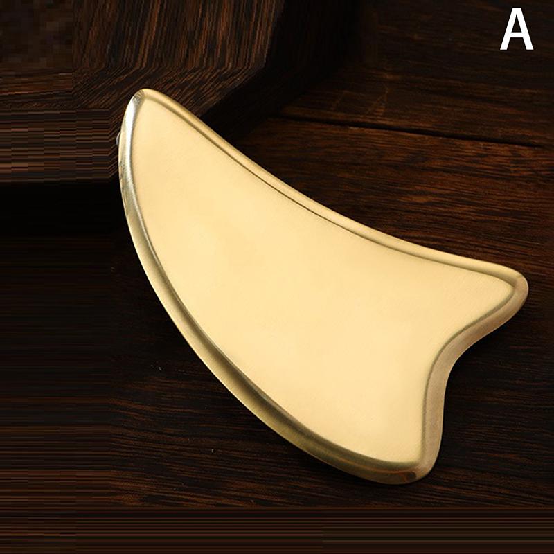 

Пластина для гуаша из чистой меди Спина Плечо Шея Тело Инструмент для массажа гуаша Универсальный для всего тела Массаж стоп Латунный скребок