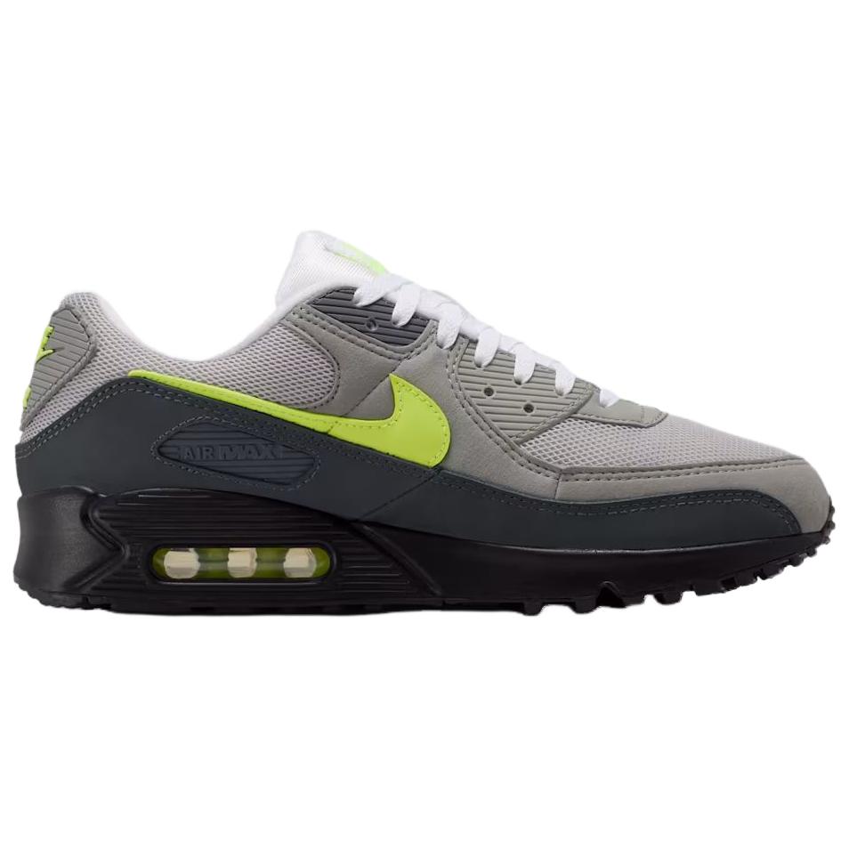 Nike Air Max 90 Neon Scarpe da Ginnastica da Uomo Nero Giallo-Neon Antracite Carbone-Chiaro Grigio Perla Bianco IQ0289-010