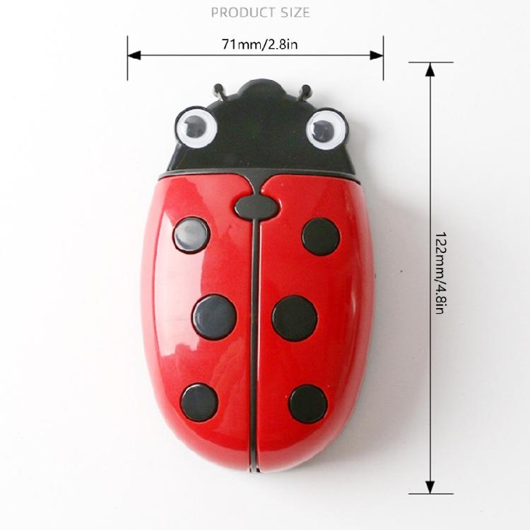 Ladybugs Magnetic Pen Holders for Refrigerator Magnetic Storage Box Marker Holders Kitchen Container