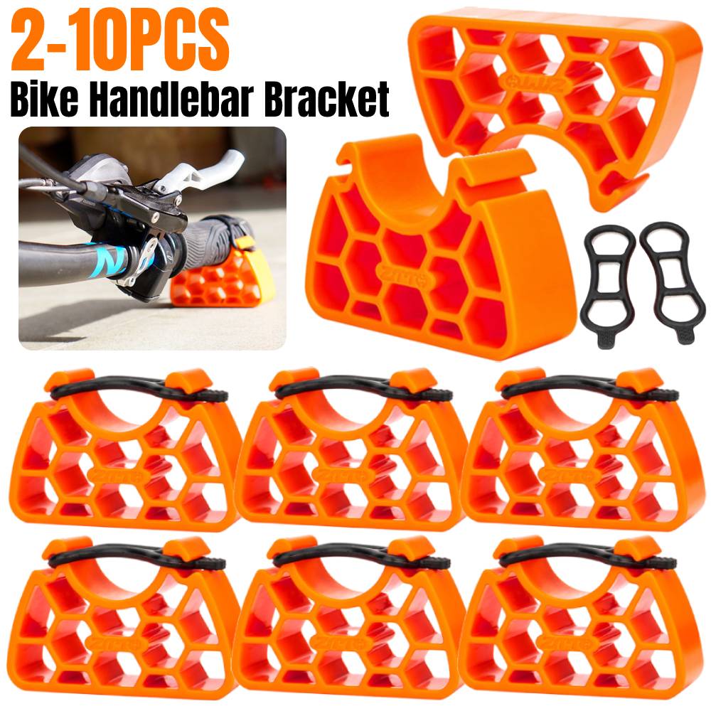 Bicycle Handlebar Stand Clip-On Stabilizer for Inverted Parking Stable Bike Handlebar Bracket Clip-On Stabilizer Repair Tool