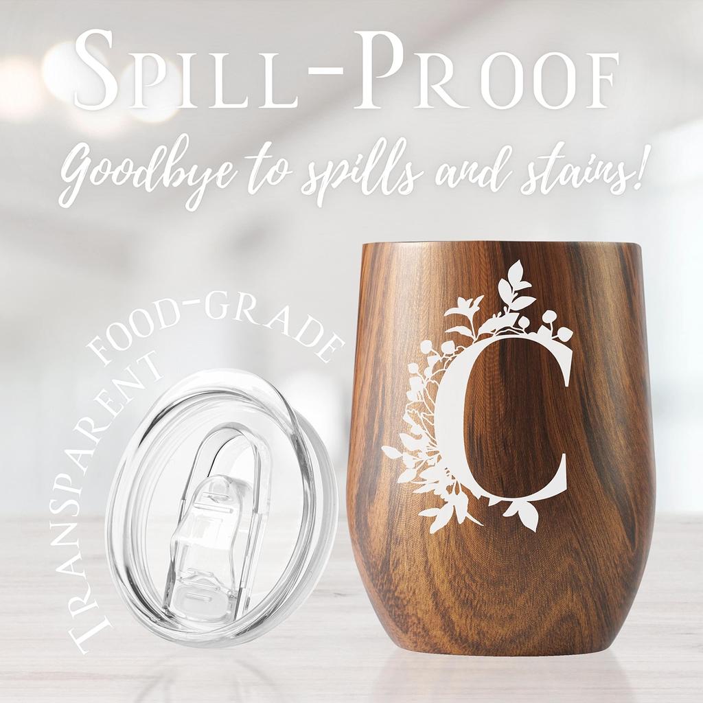 Christmas Gift for Women: Insulated Mug with Lid, 340ml, Personalized