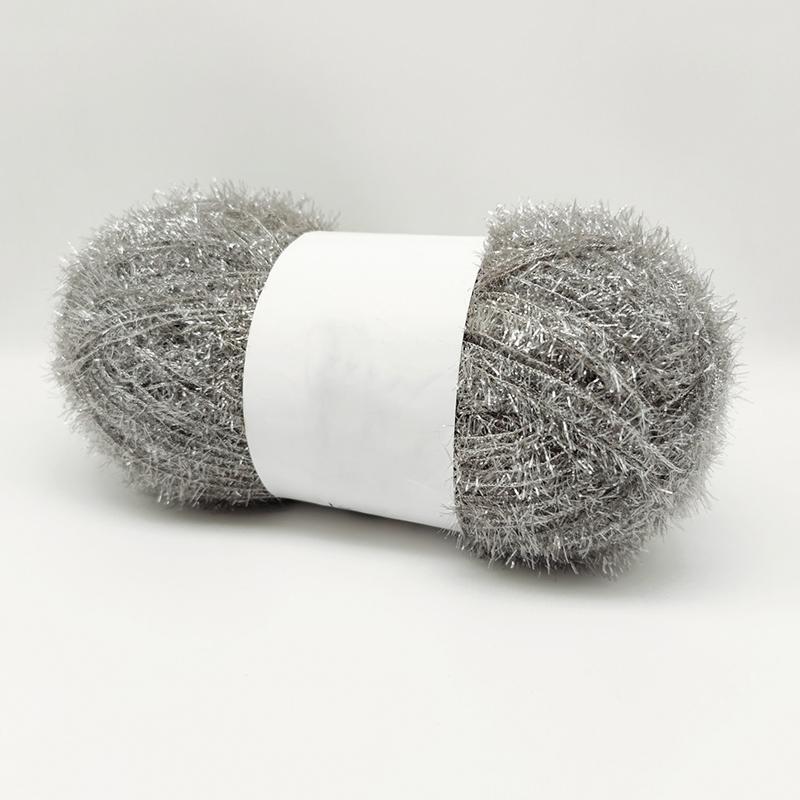 50G Knitting Premium Yarn Lustrous Acrylic High-Quality Fiber Durable Glass Knit-Friendly Thread Sparkly