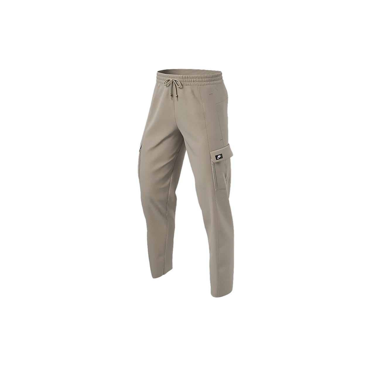 Nike Sportswear Cargo Casual Bundle Feet Pocket Long Pants Khaki Men s CV9301-247 XL