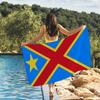 Nation Democratic Republic Congo Towel Quick Drying Beach Towels Are Suitable For Swimming Pools Camping Yoga And The Gym