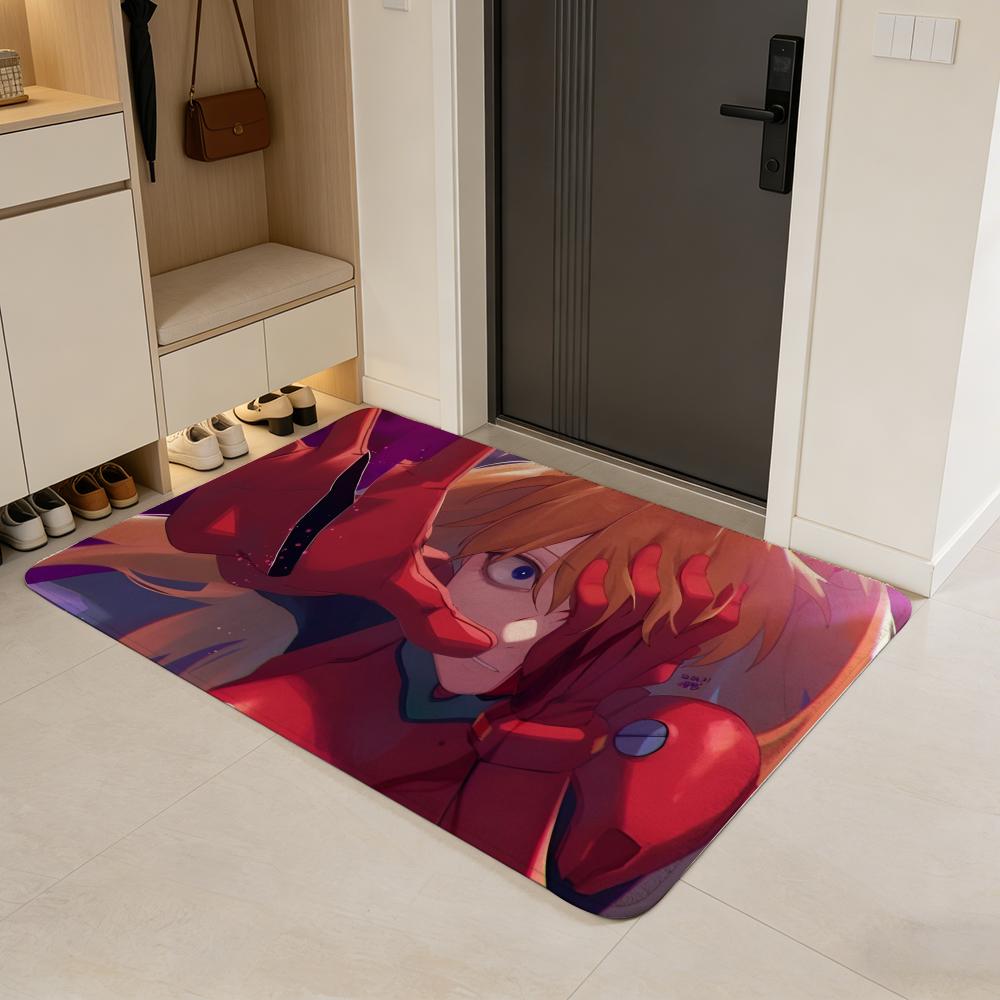 

Warm C-Chi s Sweet Home Floor Mat Flannel Door Mat Non-Slip Absorbent Washable Indoor Home Rug 40x60cm