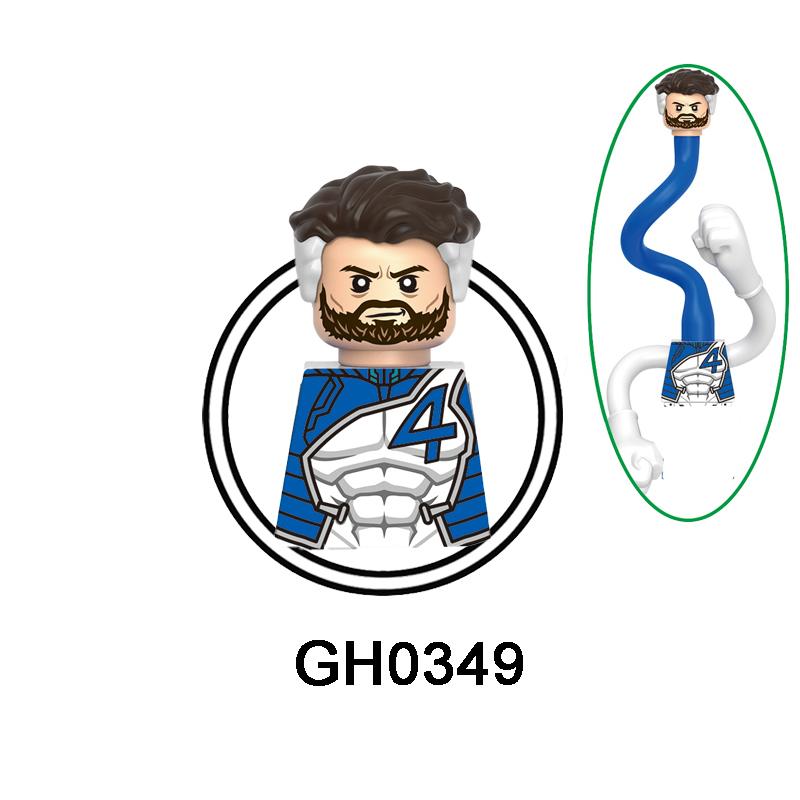 G0146 ABS Plastové Stavební Kostky Cihličky Figurky Postaviček Dětské Hračky