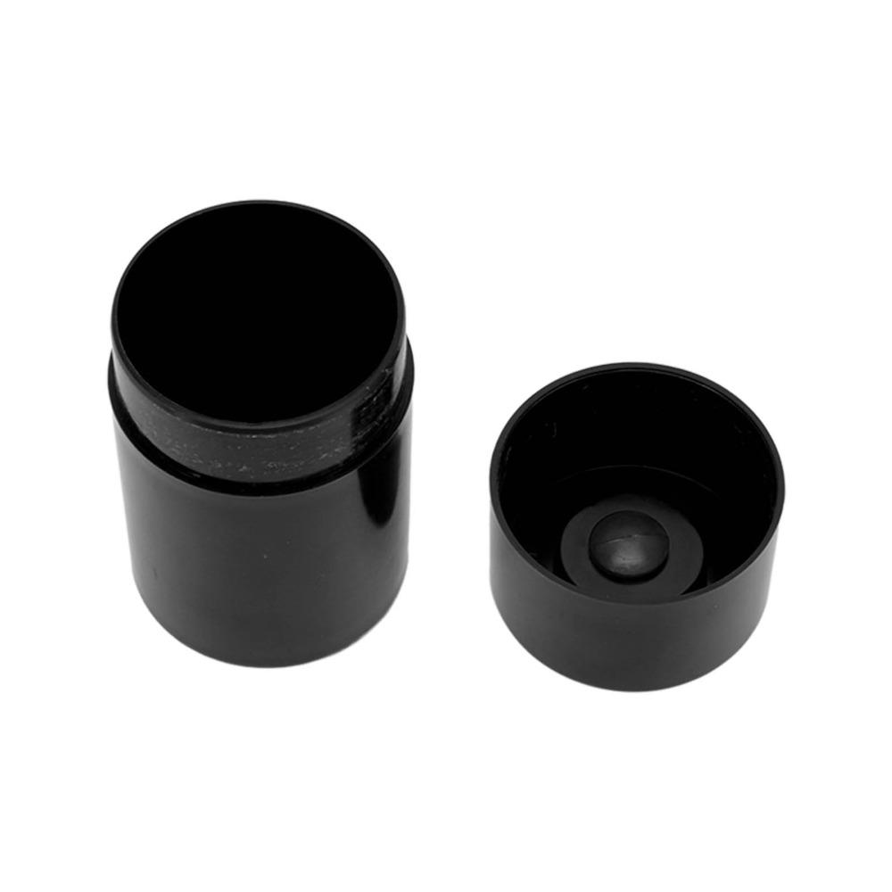 Round Airtight Stash Jar Compact Vacuum Sealed Herb Storage Case Moisture Resistant Plastic Smell Proof Container Tea Storage