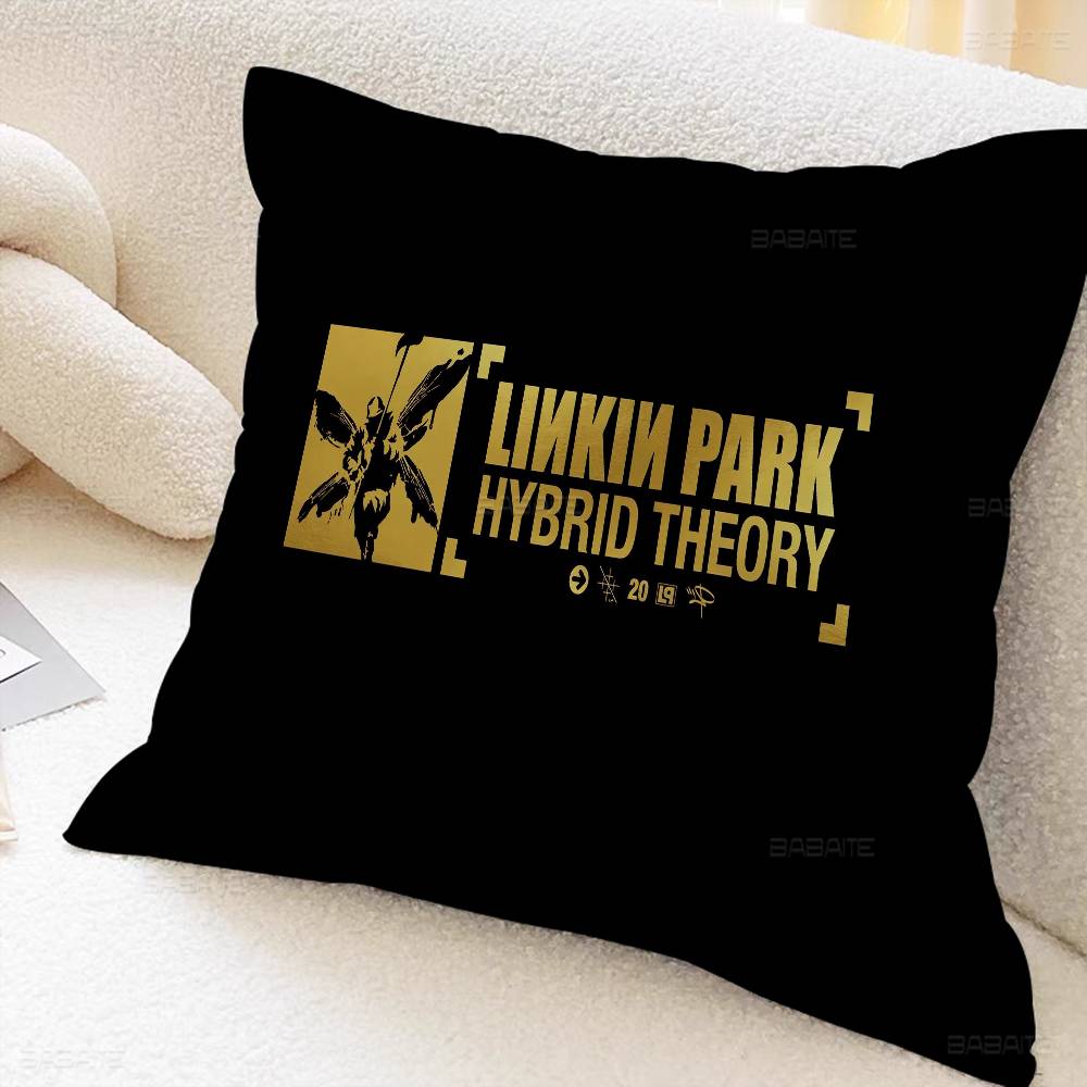 Band L-Linkin Cool P-park Cushion Cover Inches Farmhouse Decor Home Throw Pillow Covers for Couch Decorations