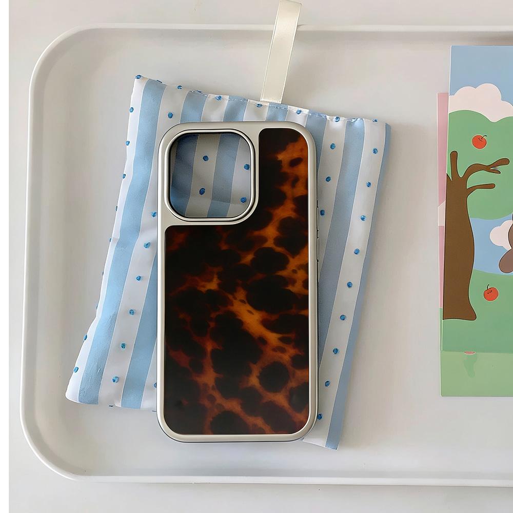Full-screen Leopard Print Phone Case for IPhone 17 16e 16 15 14 13 12 11 Air Pro Max X XR 8 7 Plus Luxury Clear Soft Back Cover