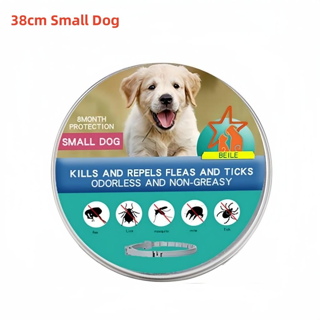 Pet Deworming Flea Collar Retractable Necklace Anti Flea and Tick Big Dog Puppy Cat Prevention Mosquitoes Pets Repellent Collar