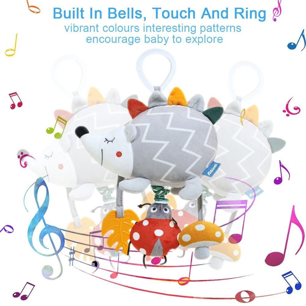 Hanging Rattles Animal Wind Chime Soft Cartoon Style Baby Bed Bell  Infant Newborn